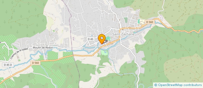localisation de l'entreprise SCI FANNY à SAINT-ZACHARIE