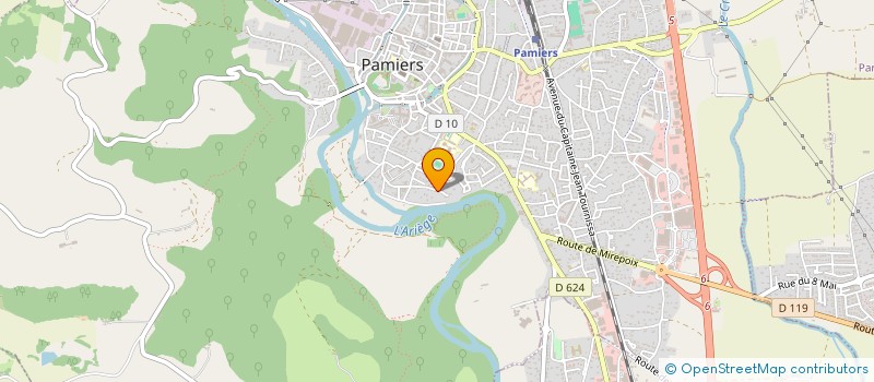 localisation de l'entreprise SCI FANNY à PAMIERS