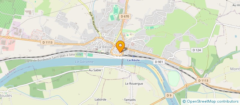 localisation de l'entreprise SCI FANNY  LA REOLE