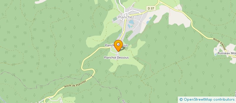 localisation de l'entreprise SCI FANNY  PLANCHEZ