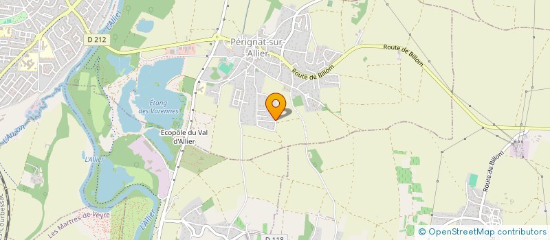 localisation de l'entreprise SCI FANNY  PERIGNAT-SUR-ALLIER