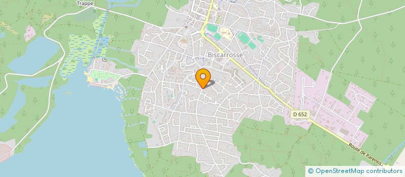 localisation de l'entreprise SCI  FANNY  BISCARROSSE