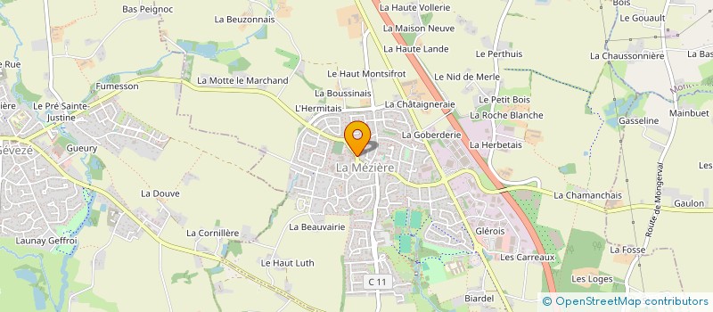 localisation de l'entreprise SCI FANNY  LA MEZIERE