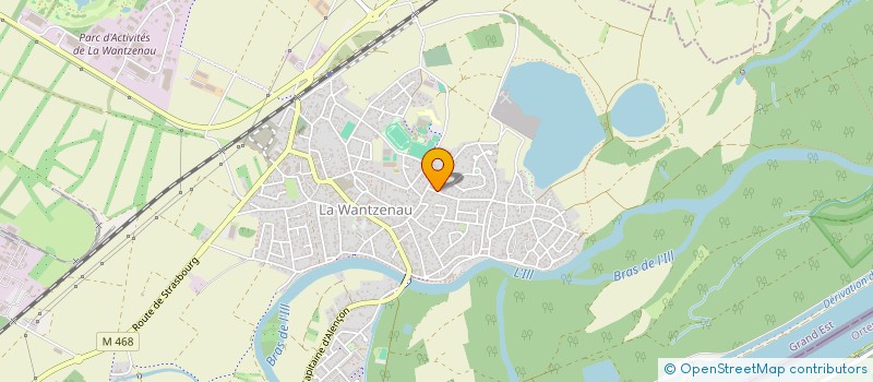 localisation de l'entreprise SCI FANNY  LA WANTZENAU