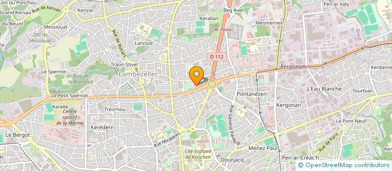 localisation de l'entreprise SCI FANNY  BREST