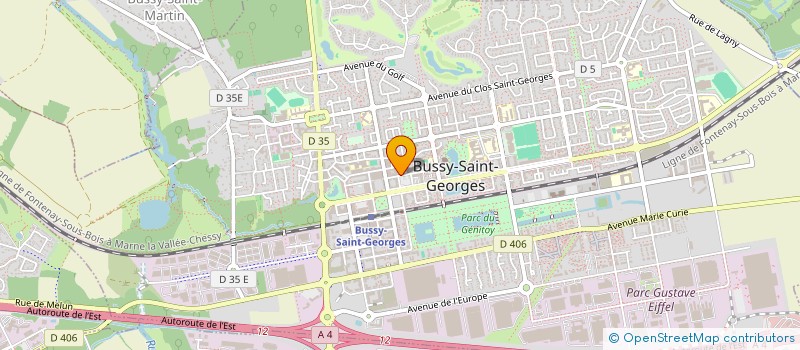 localisation de l'entreprise SCI FANNY  BUSSY-SAINT-GEORGES