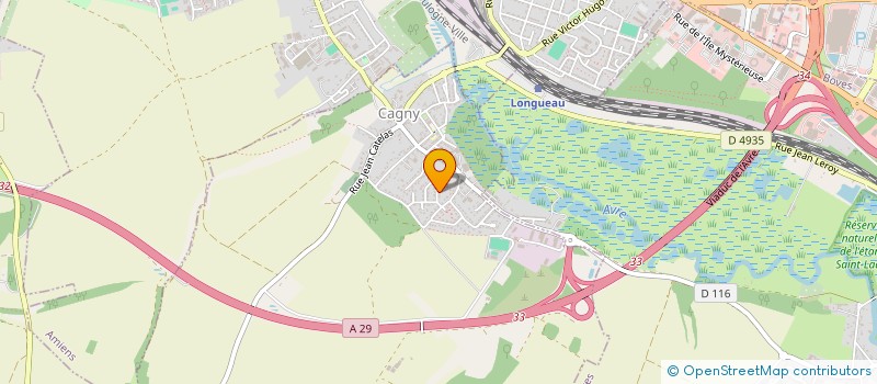 localisation de l'entreprise SCI FANNY  CAGNY