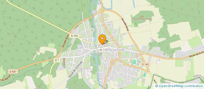 localisation de l'entreprise SCI FANNY ARTHUR CELIA IMMMOBILIER LEROY à MILLY-LA-FORET