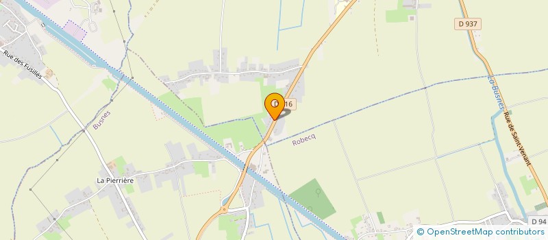 localisation de l'entreprise SCI FANNY ET RICHARD  SAINT-VENANT