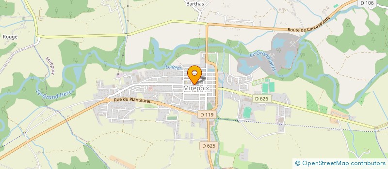 localisation de l'entreprise SCI FANODY à MIREPOIX