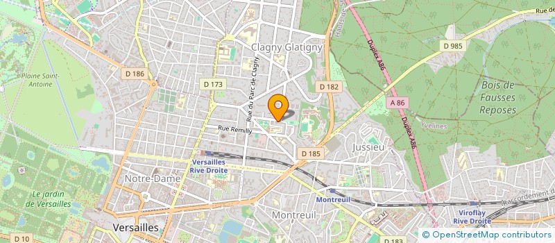 localisation de l'entreprise SCI FANOM-IMMO à VERSAILLES