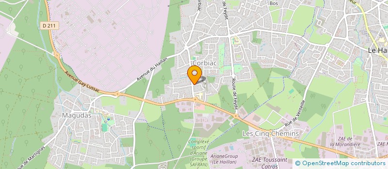 localisation de l'entreprise SCI FANONI-IMMO  SAINT-MEDARD-EN-JALLES