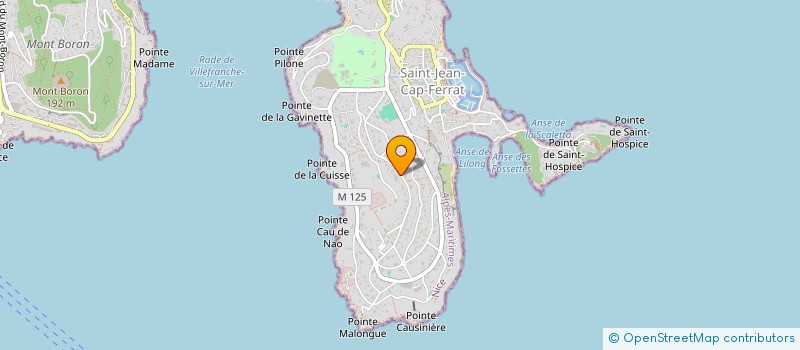 localisation de l'entreprise SCI FANS à SAINT-JEAN-CAP-FERRAT
