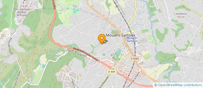 localisation de l'entreprise SCI FANS à MOUANS-SARTOUX