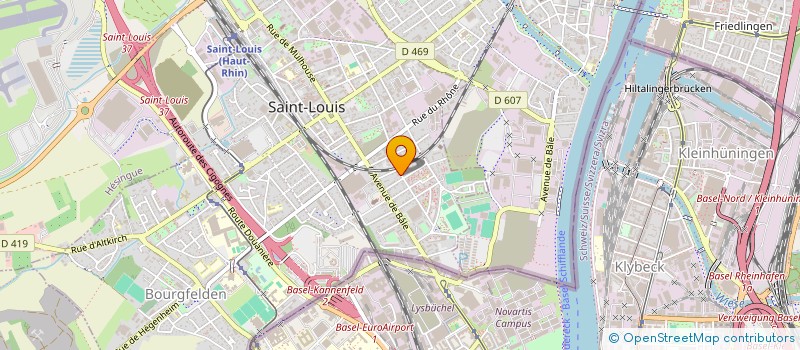 localisation de l'entreprise SCI FANSYLAUR  SAINT-LOUIS