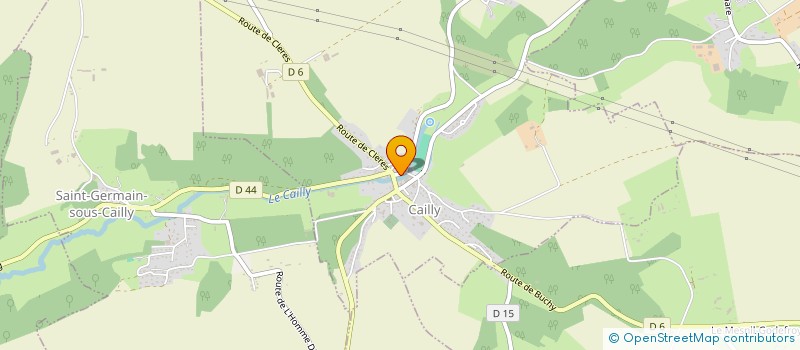 localisation de l'entreprise SCI FANTINE  CAILLY