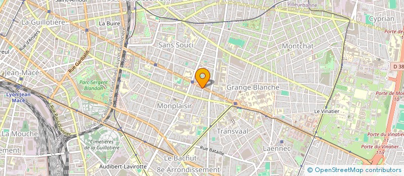 localisation de l'entreprise SCI FANTINO PIOT  LYON