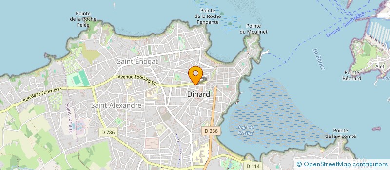 localisation de l'entreprise SCI FANTOU  DINARD