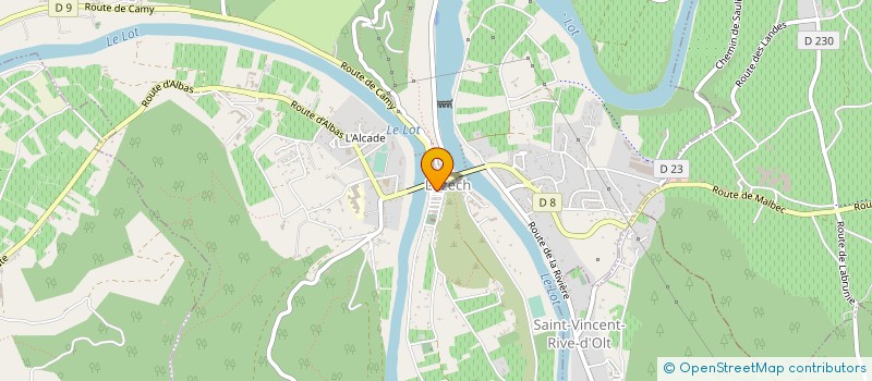 localisation de l'entreprise SCI FANTOU  CASTELFRANC