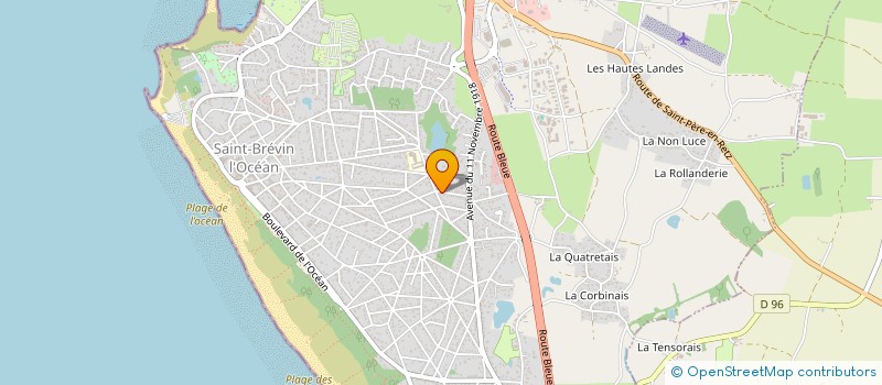 localisation de l'entreprise SCI FANTSIE à SAINT-BREVIN-LES-PINS