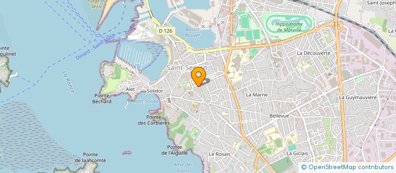localisation de l'entreprise SCI FANY  SAINT-MALO