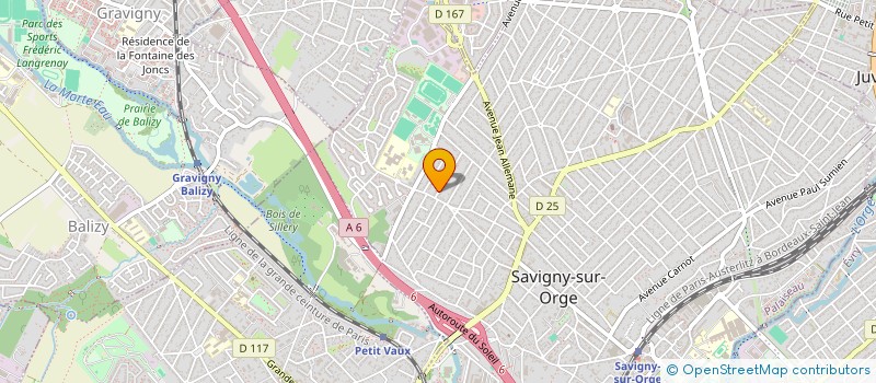 localisation de l'entreprise SCI FANY  SAVIGNY-SUR-ORGE