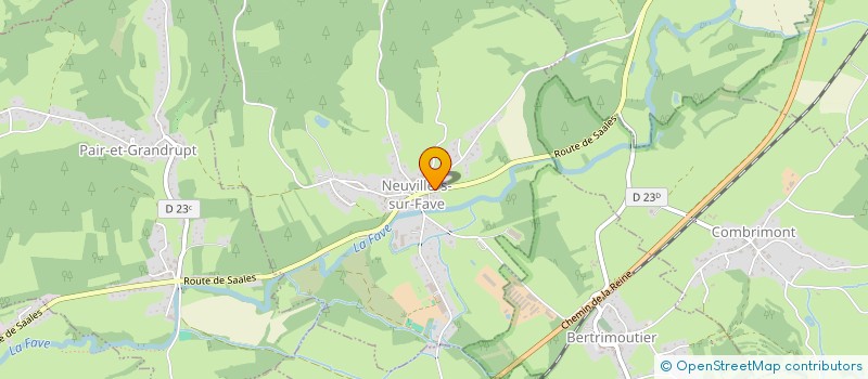 localisation de l'entreprise SCI FANY & OLIVIER  NEUVILLERS-SUR-FAVE