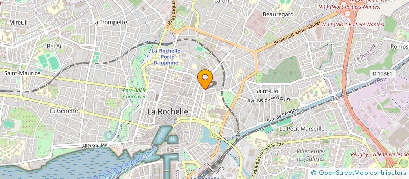 localisation de l'entreprise SCI FAP à LA ROCHELLE