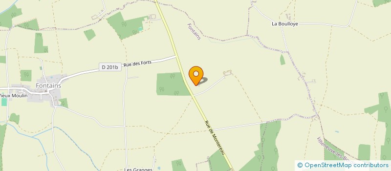 localisation de l'entreprise SCI FAP  FONTAINS