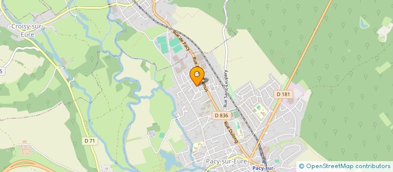 localisation de l'entreprise SCI FAPA  PACY-SUR-EURE