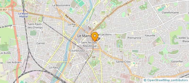 localisation de l'entreprise SCI FAPACCA  LE MANS