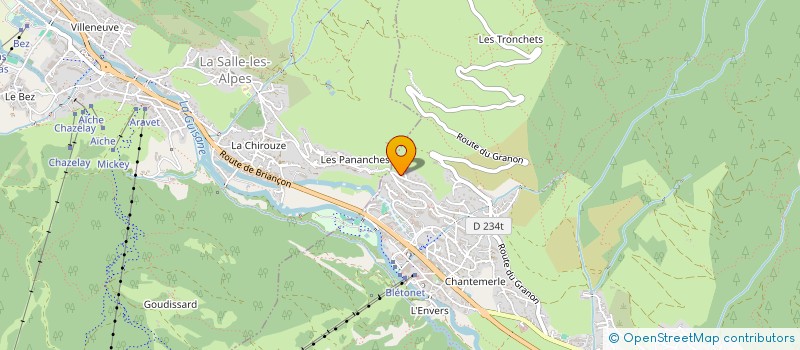 localisation de l'entreprise SCI FAPAG  SAINT-CHAFFREY