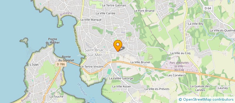 localisation de l'entreprise SCI FAPAT  SAINT-BRIAC-SUR-MER