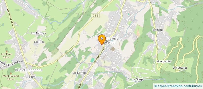 localisation de l'entreprise SCI FAPHI 2E  VAULNAVEYS-LE-HAUT