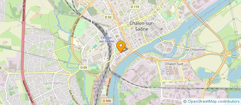 localisation de l'entreprise SCI FAPI à CHALON-SUR-SAONE