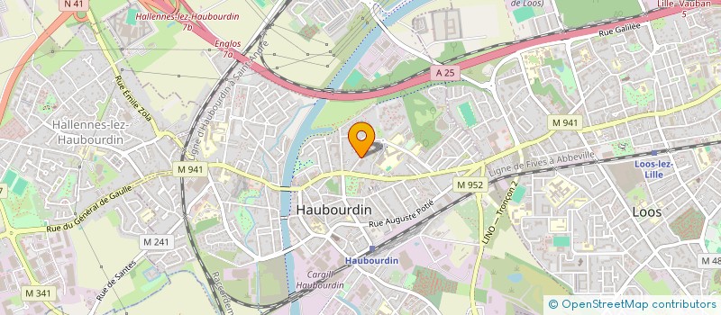 localisation de l'entreprise SCI FAPM IMMOBILIER  HAUBOURDIN