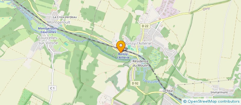 localisation de l'entreprise SCI FAPRYNA  BOISSY-L'AILLERIE