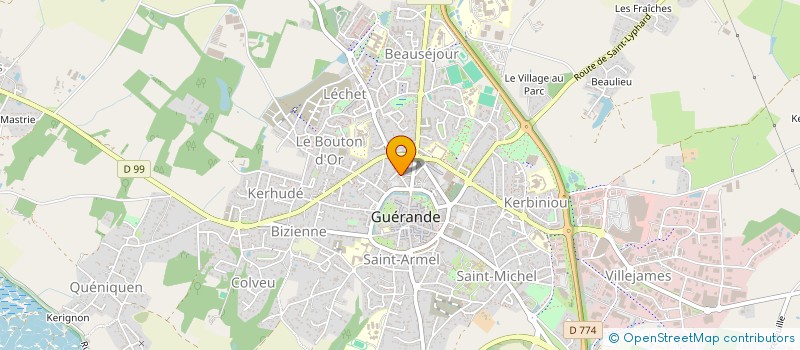 localisation de l'entreprise SCI FAPTEN  GUERANDE