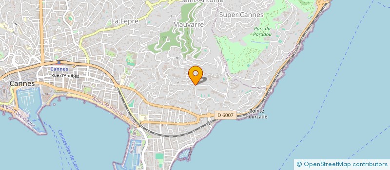 localisation de l'entreprise SCI FAR à CANNES