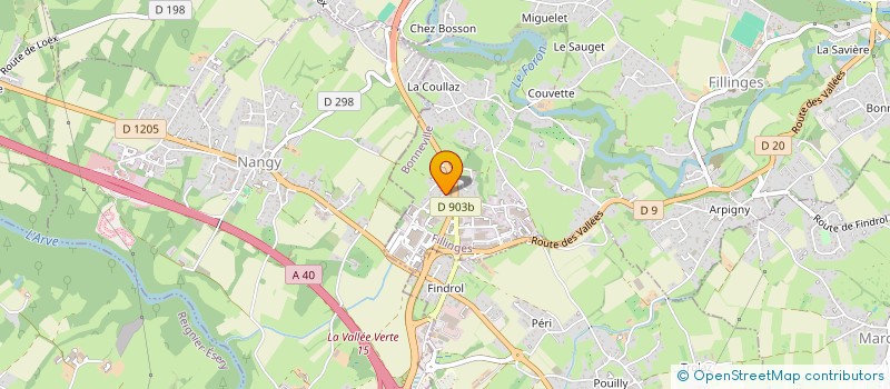 localisation de l'entreprise SCI FAR  FILLINGES