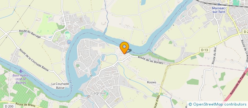 localisation de l'entreprise SCI FAR  LAGRAVE