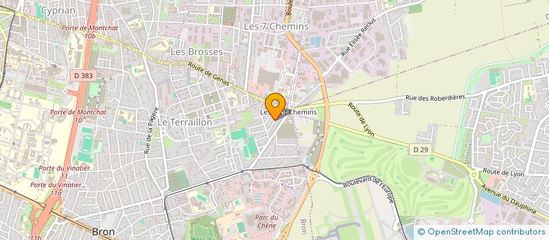 localisation de l'entreprise SCI FAR HOUSE  BRON