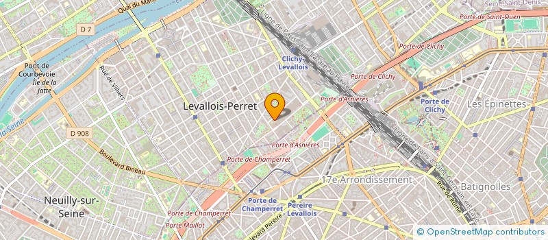 localisation de l'entreprise SCI FARA à LEVALLOIS-PERRET