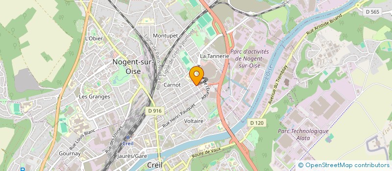 localisation de l'entreprise SCI FARA  CHANTILLY