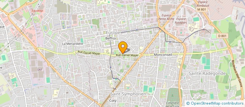 localisation de l'entreprise SCI FARADAY  TOURS