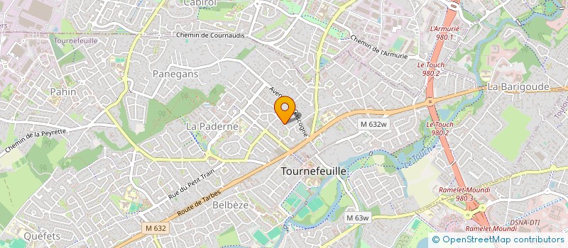 localisation de l'entreprise SCI FARAGO  TOURNEFEUILLE