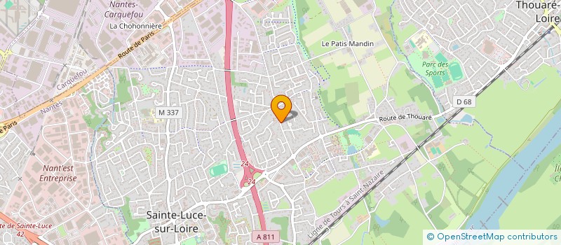 localisation de l'entreprise SCI FARAH  SAINTE-LUCE-SUR-LOIRE