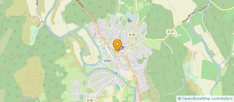 localisation de l'entreprise SCI FARAMAN  QUISSAC