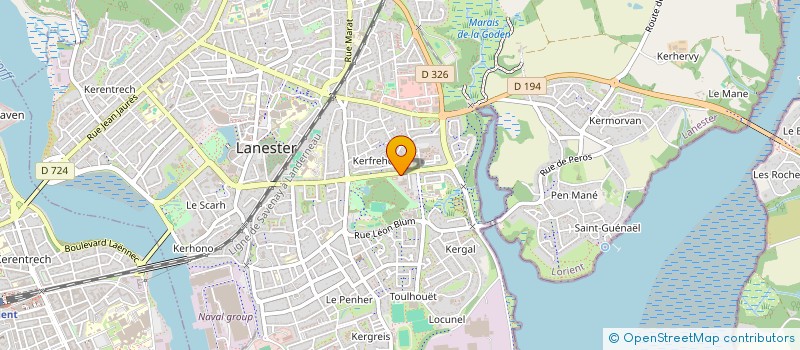 localisation de l'entreprise SCI FARAUD  LANESTER