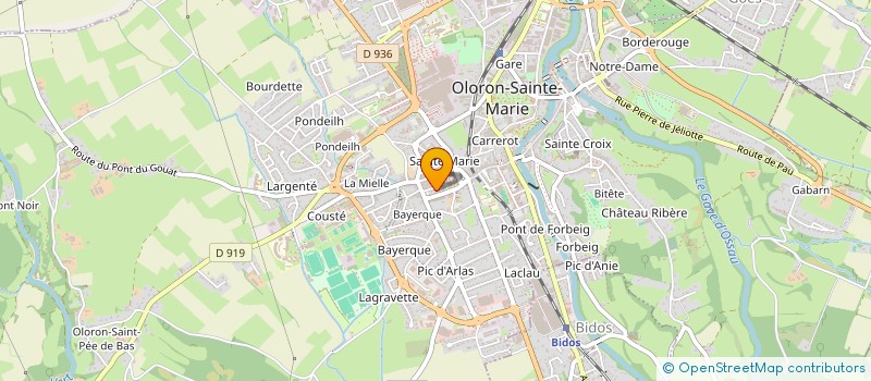 localisation de l'entreprise SCI FARAUL  OLORON-SAINTE-MARIE